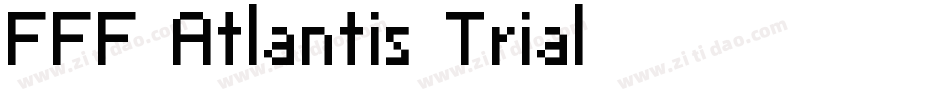 FFF Atlantis Trial字体转换